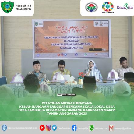 PELATIHAN MITIGASI BENCANA T.A 2023